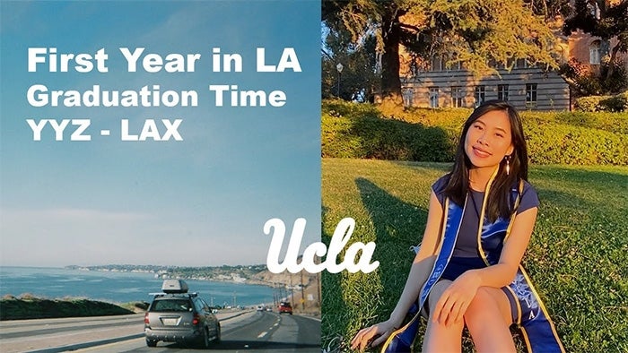 First year in LA graduation time YYZ - LAX UCLA