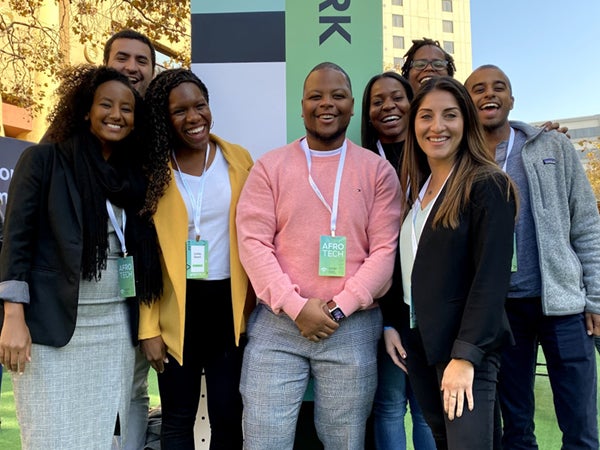 AfroTech students group photo
