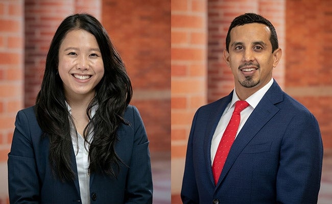 Courtney Cheng (’22) and Camilo Cuellar (’22), VPs of Equity, Diversity and Inclusion, Admissions Ambassador Corps