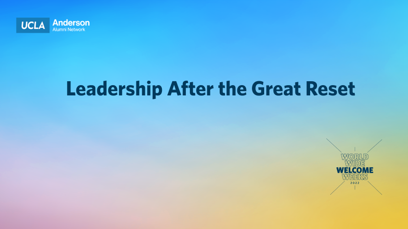Leadership After the Great Reset