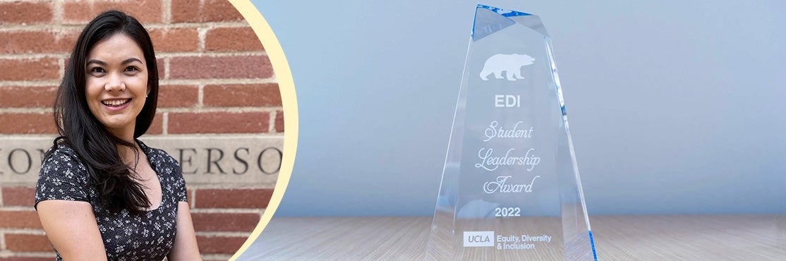 Carolanne Link (’23) is awarded UCLA’s inaugural Equity, Diversity and Inclusion Student Leadership Award