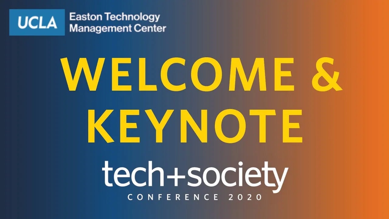 Welcome And Keynote Easton Tech+Society