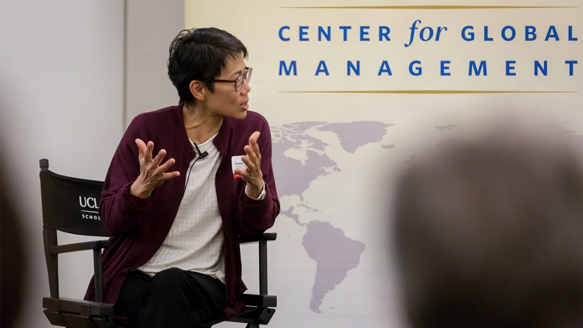 Christine Loh Speaking at Center of global management