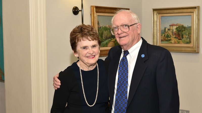 Donald Morrison and his wife