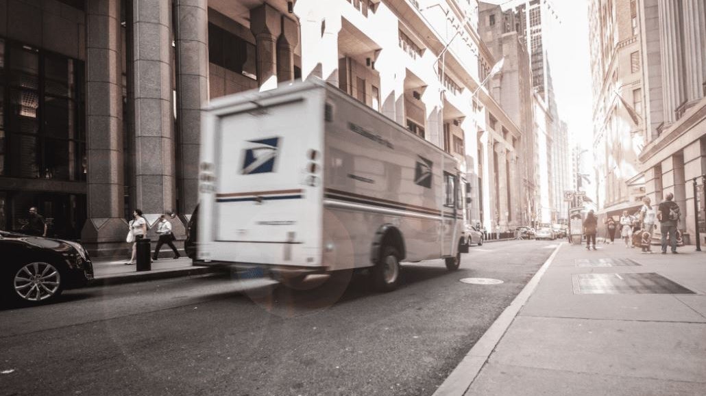 photo of postal truck