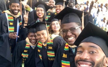Black at Anderson graduates