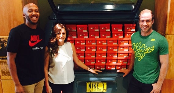UCLA Anderson students at their Nike internship
